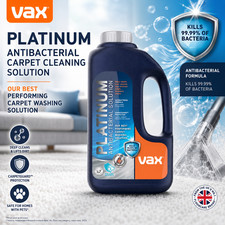 Image of Vax Platinum Antibacterial Carpet Cleaning Solution 1.5L Pet Safe Formula