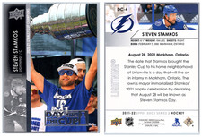 2021-22 Upper Deck Series 2 Day With the Cup #DC-4 Steven Stamkos