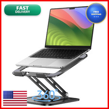 Loxp Adjustable Laptop Stand Computer Stand 360 Rotating Base Ergonomic Laptop