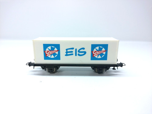 ROCO H0 Containerwagen "Schöller Eis" - ohne OVP #10240 | Zustand: Gebraucht