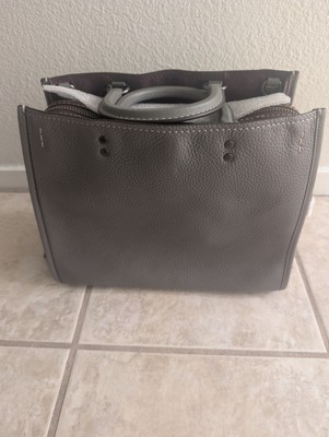 Coach 1941 Rogue 23755 Pebbled Heather Gray Leather With Suede