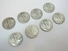 Walking Liberty Half Dollars Lot of 8 Circulated High Profile