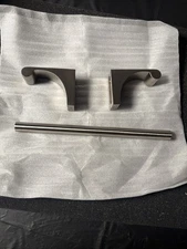 Alno A6820-8-SN Luna 8 Inch Wide Towel Bar - Satin Nickel