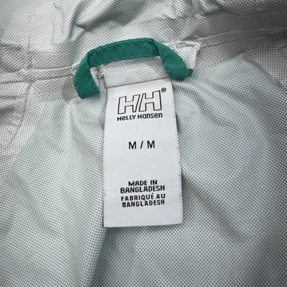 Женская куртка Helly Hansen средний размер зеленая с капюшоном легкая дождевая подкладка для улицы - Изображение 4 из 4