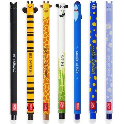 - Set of 7 Erasable Pens with Thermosensitive Erase Ink, Range of ink colours...