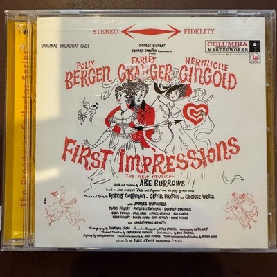 First Impressions  1959 Original Broadway Cast  CD  NEW  Damaged Jewel Case
