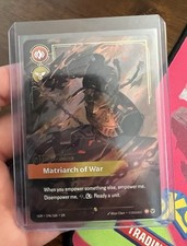 Ambessa - Matriarch of War ON (Overnumbered) - Riftbound Vendetta 196/166 EN — live eBay listing