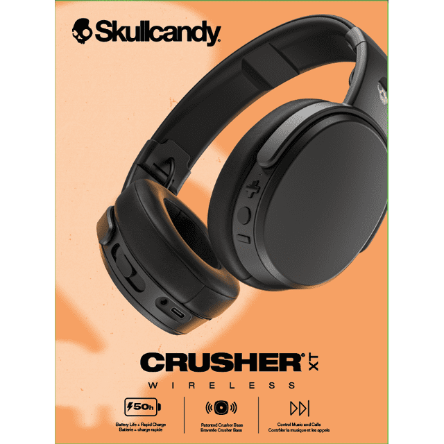 Skullcandy S6CRW-S740 Crusher XT Wireless Foldable over-Ear