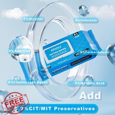 Emalla Green Soap Tattoo Wipes 48ct XL All-in-One Skin Cleaning 7.87" Natural