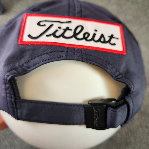 Titleist Hat Blue Strapback Footjoy Pro V1 Tour Performance Golf Cap Performance - Picture 6 of 9
