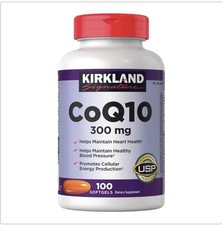 Kirkland Signature CoQ10 300 mg, 100 Softgels