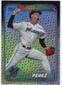 2024 Topps Series 1 - Future Stars Eury Perez #197 Holiday Foil SP Marlins