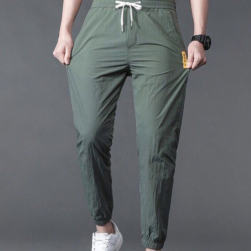 Pantalones Hombre Ropa Verano Transpirable Pantalones Ligeros Sueltos Hombre Deportes - Imagen 8 de 35
