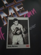 Tarjeta coleccionable de boxeo All World Boxing Muhammad Ali Rocky Marciano 1991