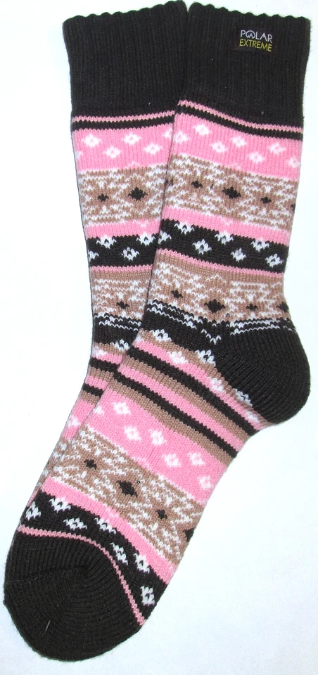 Calcetines térmicos acolchados con aislamiento extremo polar para mujer que absorben la humedad Foto 4 de 4