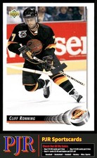 Cliff Ronning 1992-93 Upper Deck #160 Vancouver Canucks