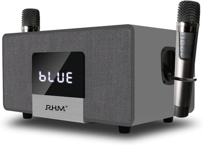 RHM K222 Karaoke Machine for Smart TV with Optical Input Ultra-Low Latency, 3-Mi