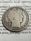 1904-O Barber Silver Half Dollar.  Semi-Key Date with just 1.1 million minted.