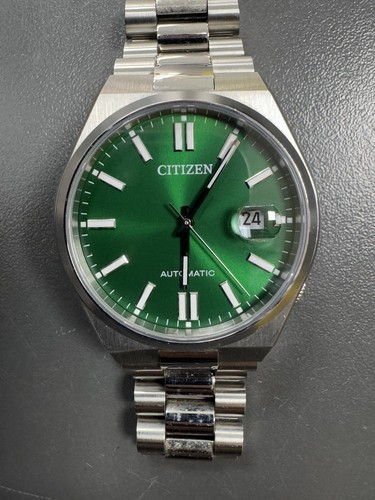 Orologio Citizen 8210-S126967 automatico quadrante verde scheletro retro ottime condizioni - Foto 1 di 7