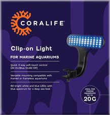 Aquarium Fish Tank Marine Salt Water Clip-On LED Light