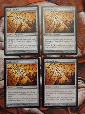 Spidersilk Net Zendikar ZEN X4 (Playset) MTG Magic the Gathering