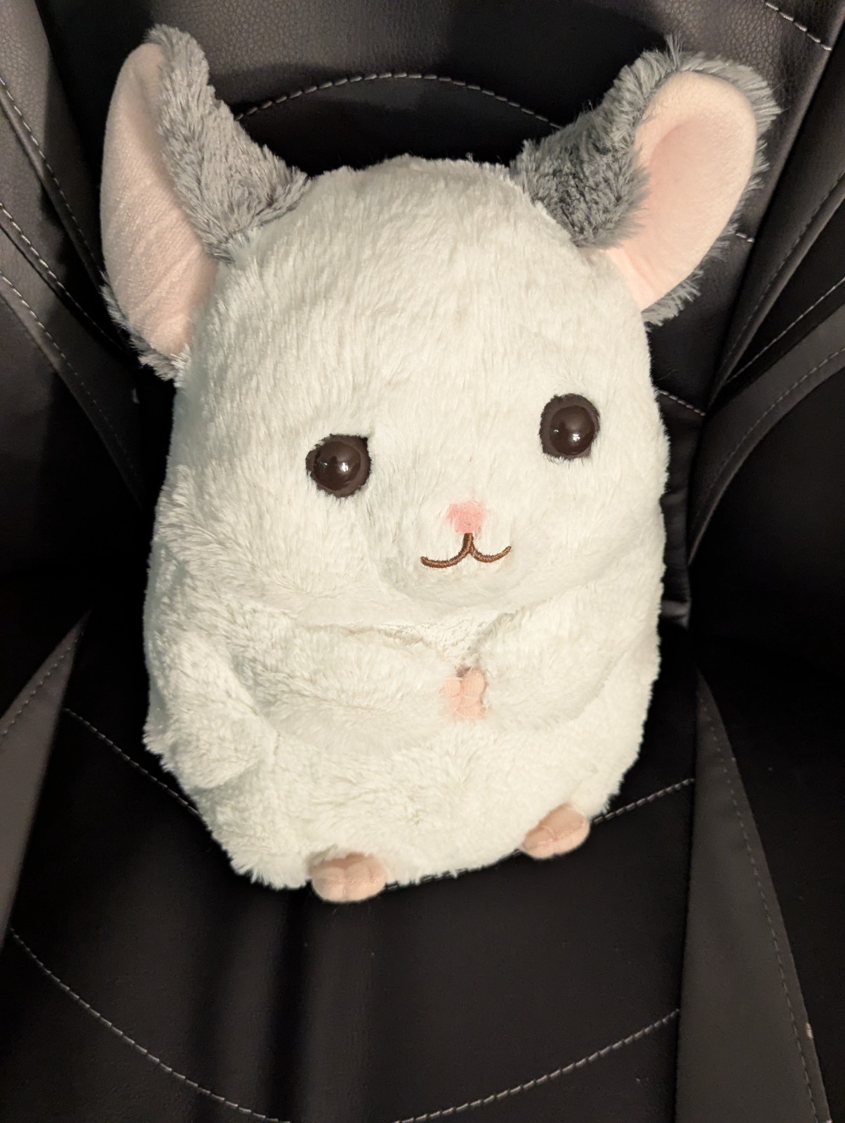 Peluche chinchilla mosaico AMUSE La-la Chan. ¡Exclusivo de Japón! RARO. Sin etiquetas.