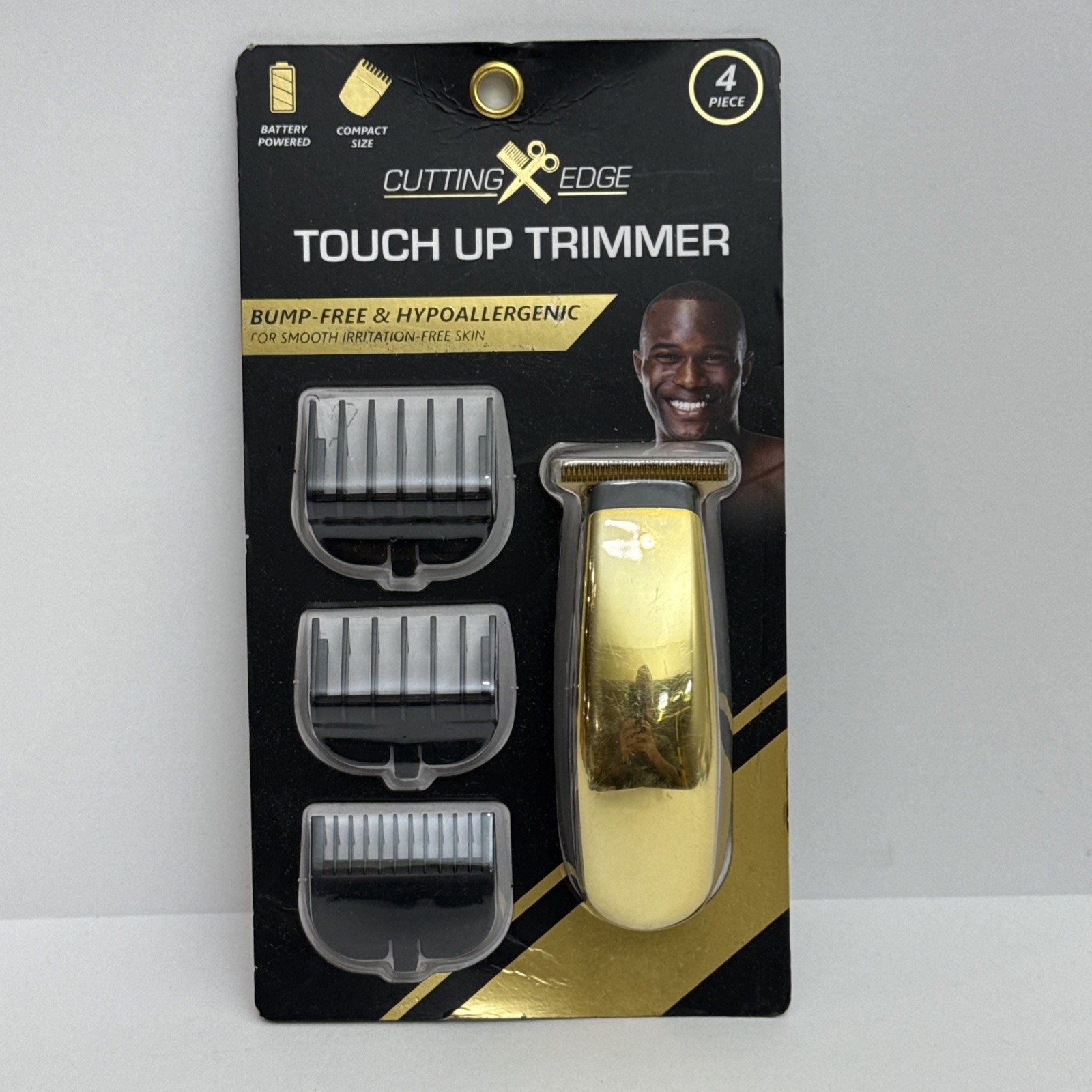 BL Cutting Edge Touch Up Trimmer 4Pc Battery Operated
