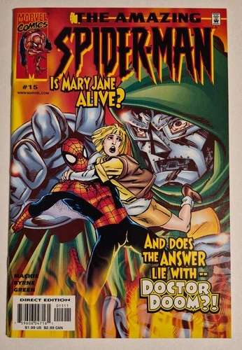 The Amazing Spider-Man #15 (456) (2000, Marvel) VF/NM Vol 2 Doctor Doom App