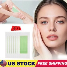 10PCS Hair Removal Paper Double Sided Cold Wax Strips Body Depilatory Patch Skin