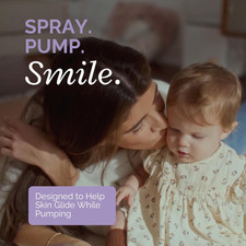 Pumping Spray 2 Fl Oz Organic Skin Lubricant for Breast Pumping Pump Flan...