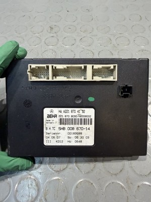 MERCEDES S CLASS W221 2008 A/C CLIMATE CONTROL MODULE  ECU A2218704192 