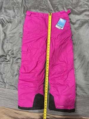 Columbia Arctic Trip Pant Omni-Heat Waterproof Pink Snow Pants L Regular