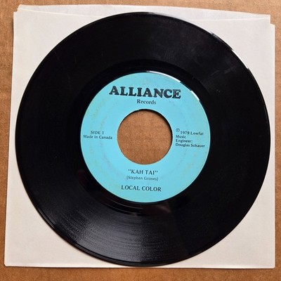 LOCAL COLOR Kah Tai Mega Rare Private Obscure JAZZ FUNK 45 UNKNOWN