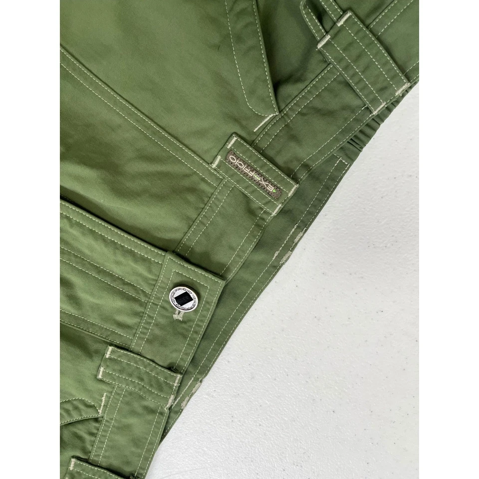Pantalones Cortos Carga Exofficio Para Hombres Talla 34 Verde Senderismo Carga Pantalones Cortos Viaje al Aire Libre Foto 2 de 4