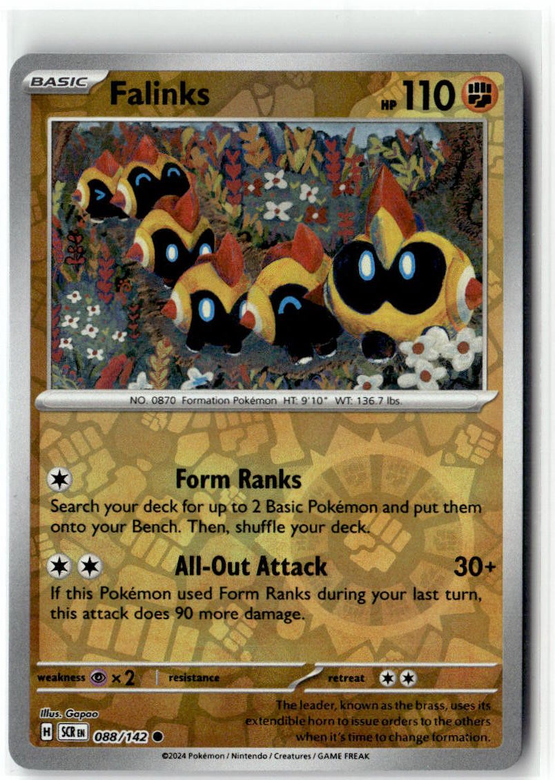 Falinks 88/142 Common Stellar Crown Pokemon Reverse Holo NM/M