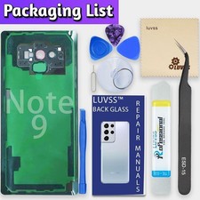 Back Glass Battery Rear Camera Cover Replacement Samsung Galaxy Note 9  Tools