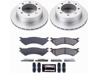 For Ford E350 Econoline Club Wagon Brake Pad and Rotor Kit Power Stop 16244KJRK