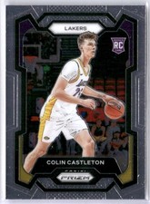 Colin Castleton Rookie RC 2023-24 Panini Prizm Base #287 Los Angeles Lakers