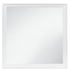 White Charlie Mirror
