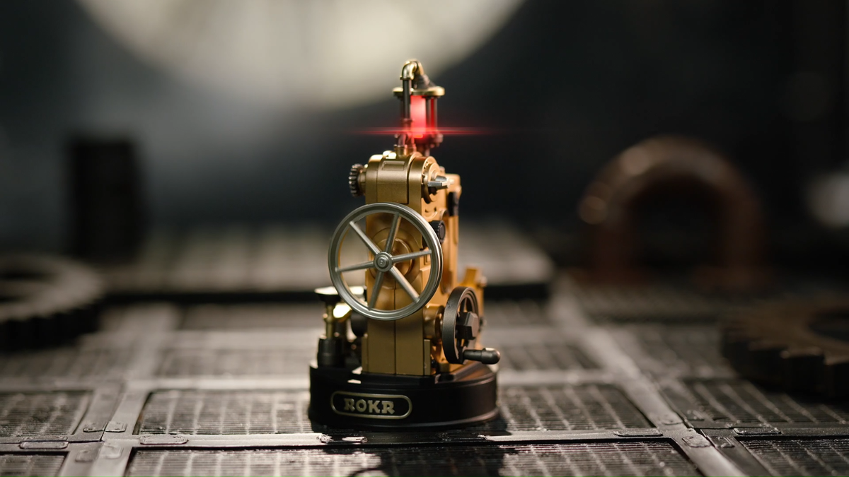 ROKR Metal Morse Telegraph Mechanical 3D Puzzle DIY Model Kit