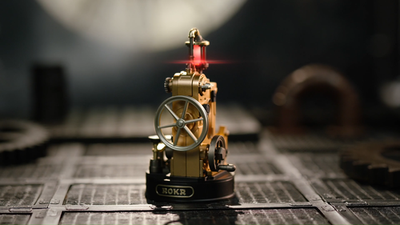 ROKR Metal Morse Telegraph Mechanical 3D Puzzle DIY Model Kit