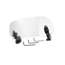 28.5cm Motorcycle Windshield Motorcycle Wind Deflector Clear Lens Adjustable