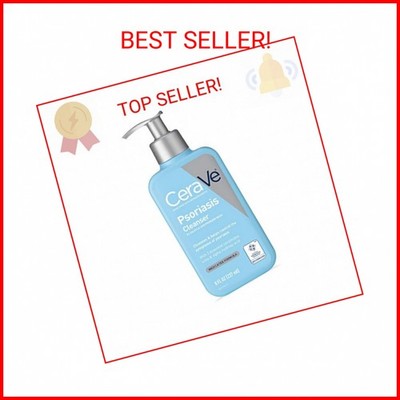 CeraVe Cleanser for Psoriasis Treatment, With Salicylic Acid for Dry Skin Itch R
