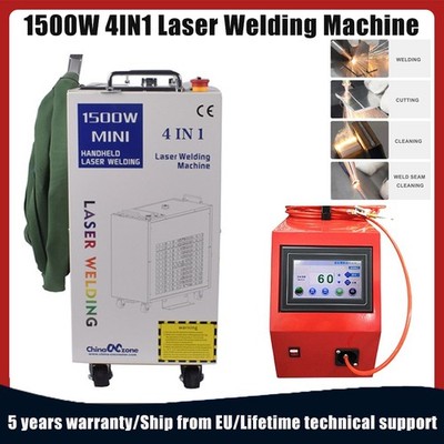 4IN1 1500W Metal Laser Welding Machine Cleaning Cutting Machine CE Certification