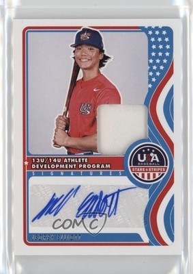 2025 Panini Stars and Stripes 120/199 Jedrek Elliott #NTS-JE Auto 19gz