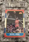 1986-87 Fleer #57 Michael Jordan Rookie Card RC – BGS 8.5 Near Mint-Mint+