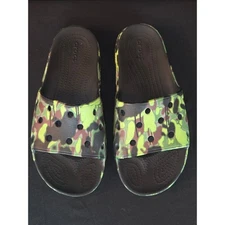 Crocs Mens M8/W10 Classic Camo Slide Sandals Comfort Casual Slip On