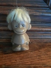 Vintage Soviet Plastic Toy MONKEY USSR, 1970s