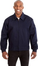 JH Design Men's Mechanics Zip Up Work Jacket Coat with Quilted Lining