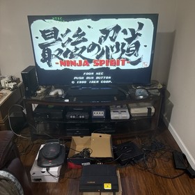 Ninja Spirit TurboGrafx 16 1990 NEC Tested And Working Manual Sleeve 